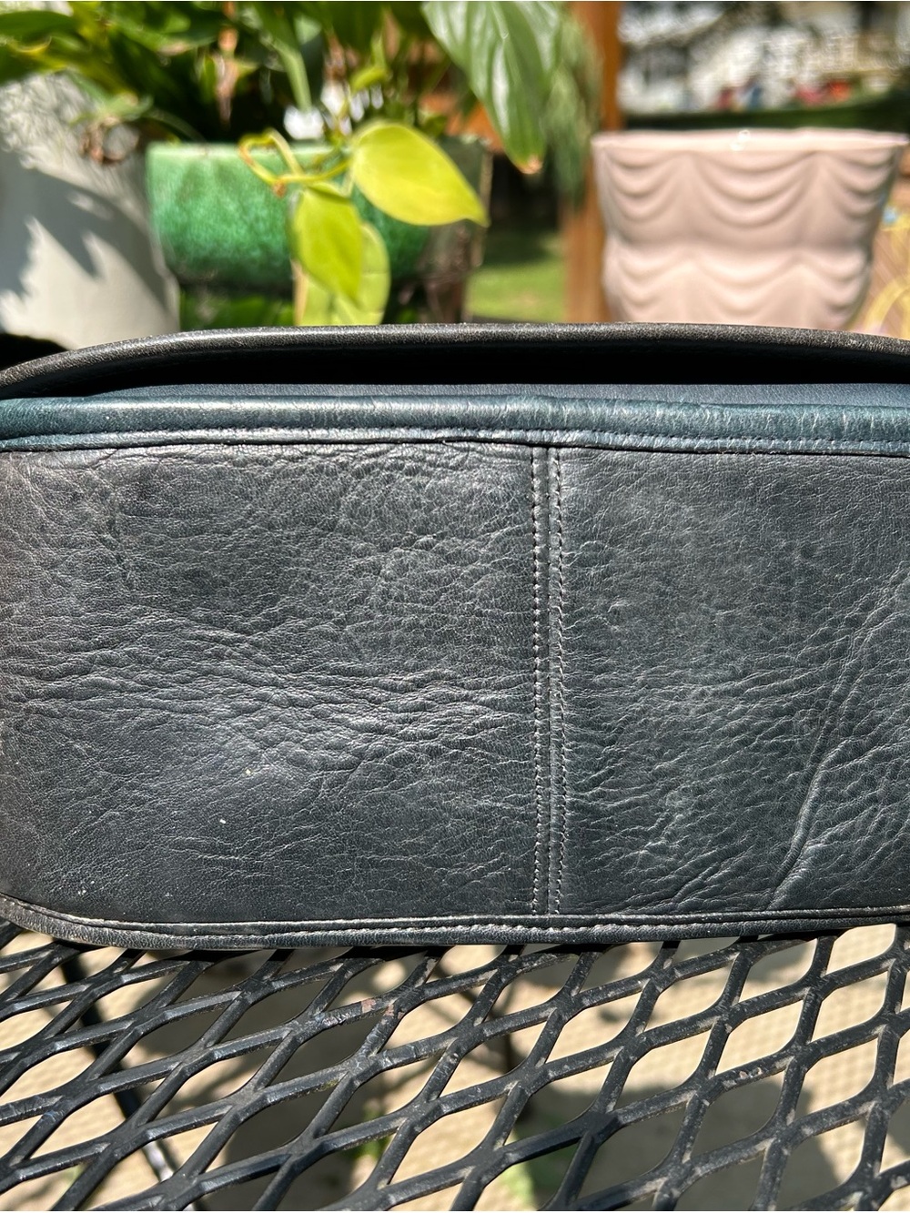 Coach Vintage Blue Classic Shoulder Bag - Picture 8 of 16